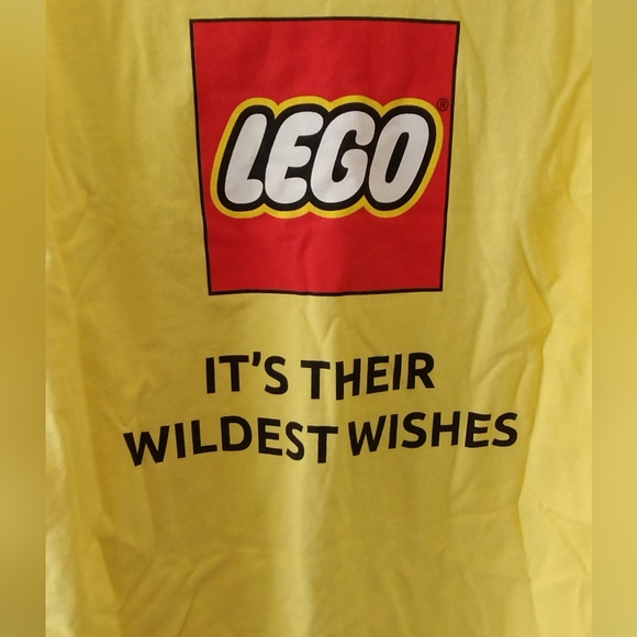 •Lego T Shirt TShirt Tee Brick Yellow Long Sleeve Legoland  - Picture 7 of 12